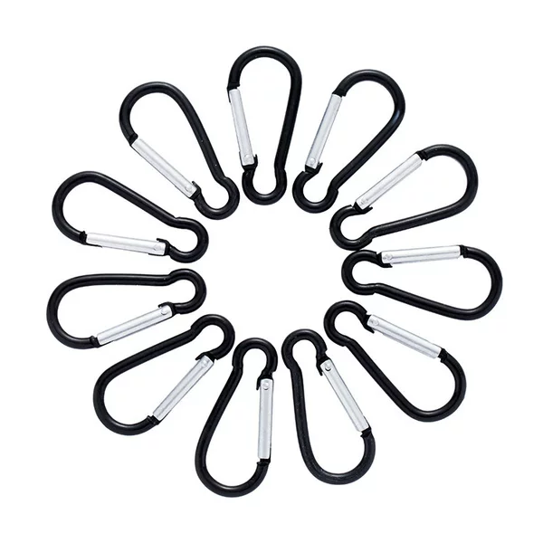 Gourd Type No. 5 Hanging Buckle Luggage Buckle Spring Hook Climbing LED Light Buckle Hand Sanitizer Bottle Aluminum Alloy Carabiner
