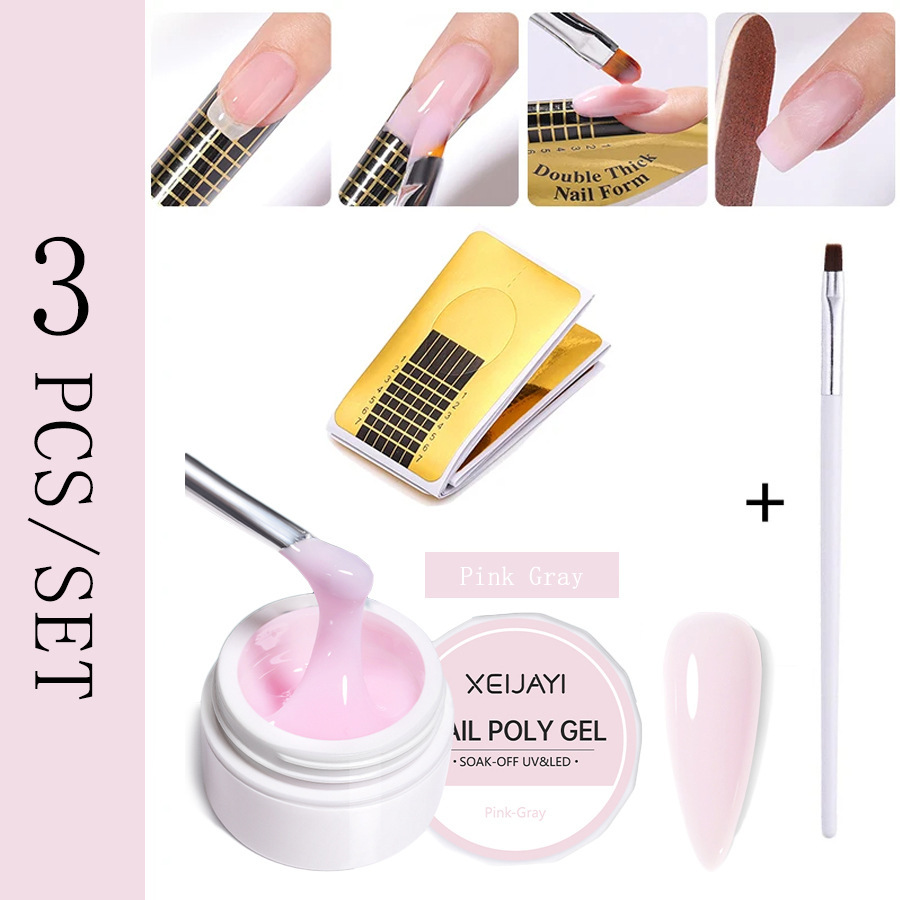 Uñas fototerapia extensión pegamento traje extensión rápida con soporte de papel fototerapia pluma Firme y Duradera adecuado para el principiante