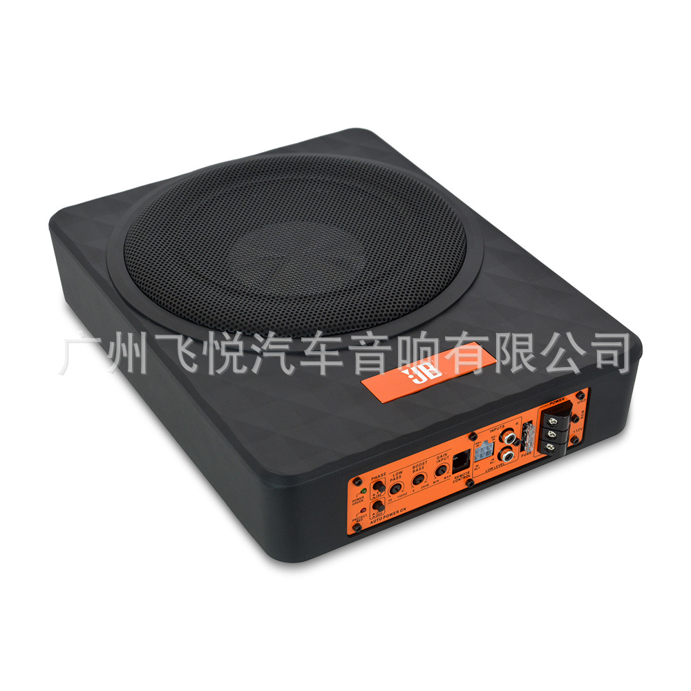 Car audio 12v car ultra-thin aluminum alloy high-power diamond gun subwoofer modified 10 inch subwoofer