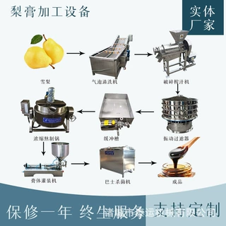 全自动凤梨膏生产设备 成套枇杷膏生产线 全自动慈梨膏生产线
