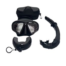 成人液态硅胶专业浮潜两件套 防水高清潜水镜 面镜呼吸管套装