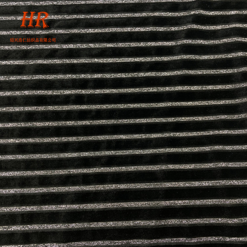 经编不倒绒 金丝绒银丝抽条 韩国绒抽条厂家直供 量大价优