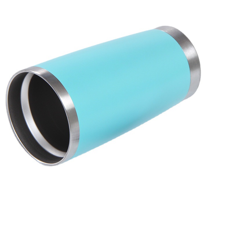 Amazon proporciona especialmente 20oz taza de coche de pulverización de plástico 304 de acero inoxidable de doble capa de aislamiento térmico y aislamiento frío coche regalo taza de helado