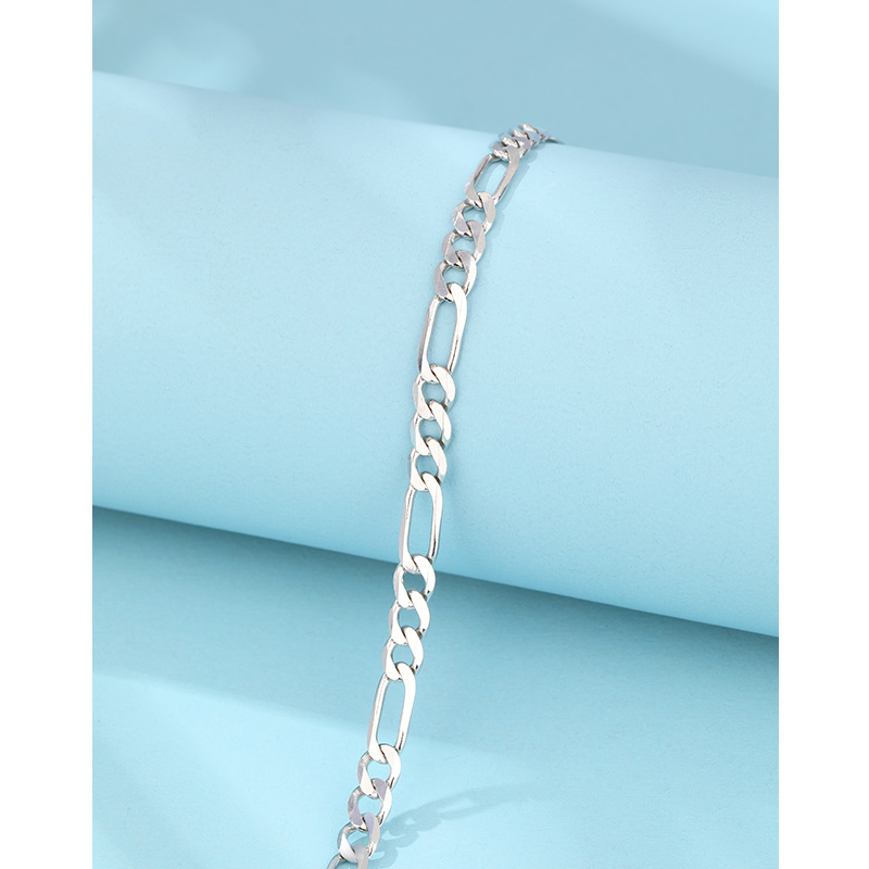 5mm coches de 3 a 1 collar hombre 925 plata esterlina moda europea y americana hip hop transfronteriza alta sensación cadena clavícula mujer