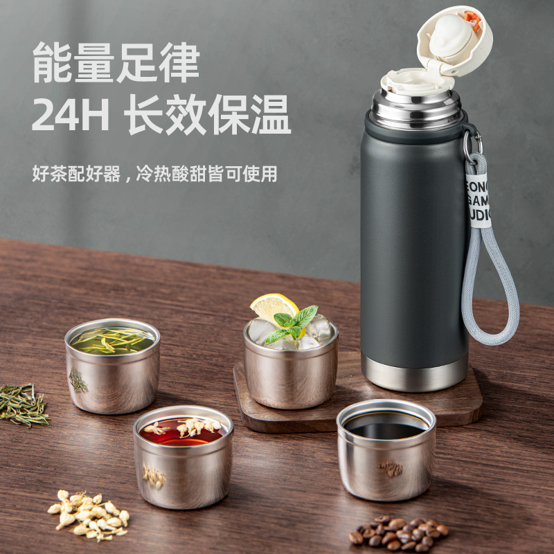 新款316不锈钢保温杯便携户外运动水壶车载水杯大容量保温杯定 制|undefined