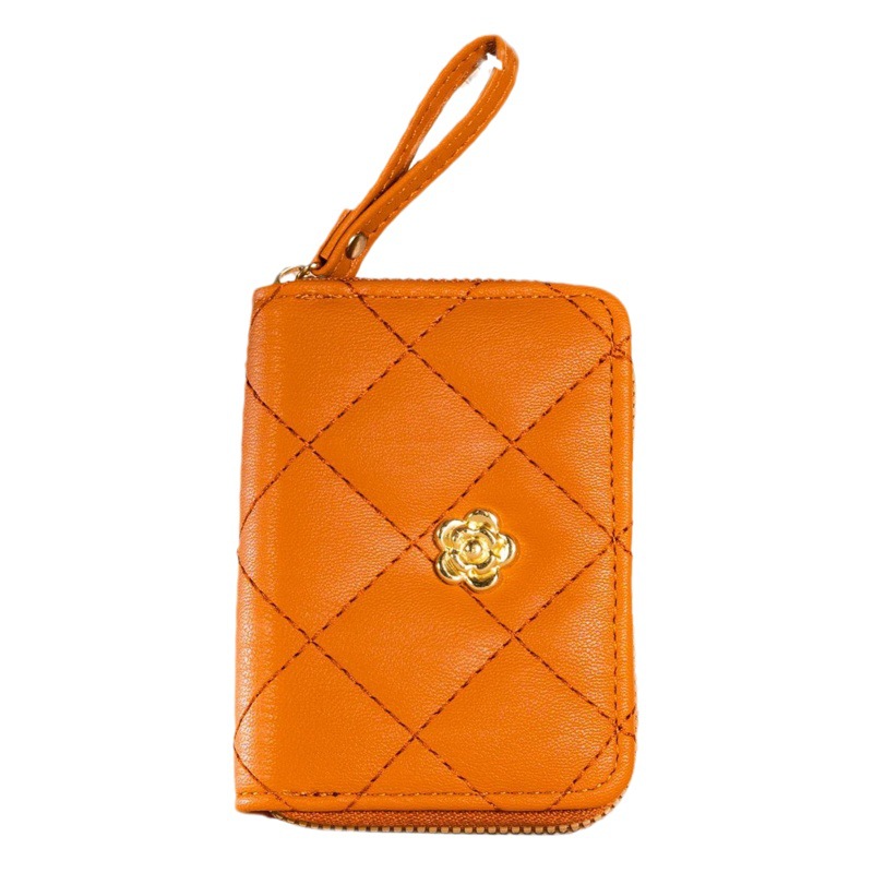 Lujo ligero transfronterizo pequeño Xiangfeng ladies tarjetero de órgano con múltiples asientos para tarjetas de monedero informal transfronterizo de gran capacidad para mujeres