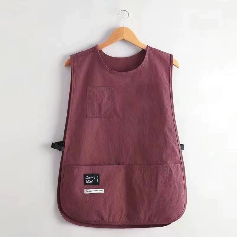 Dunfa Waterproof Workwear Vest Apron - Breathable Unisex Bib for Men & Women with Adjustable Straps