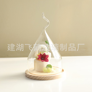Cake Tableware, Smoked Dish Cover, Special Glass Household Cover, Molecular Transparent Food Cover, High Temperature Resistant Cooking Supplies