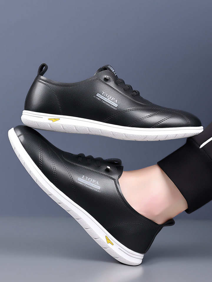 Giày lười nam da mềm đế mềm dạng slip-on phong cách retro, giày da nam thường ngày — Màu trắng 9173, Màu đen 9173, Màu đen cotton chi tiết 27