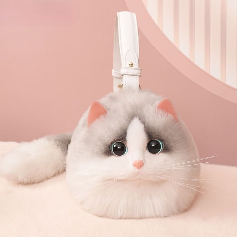 one-shoulder-bag-female-design-small-man-messenger-bag-versatile-hand-made-autumn-and-winter-plush-cute-cat-bag