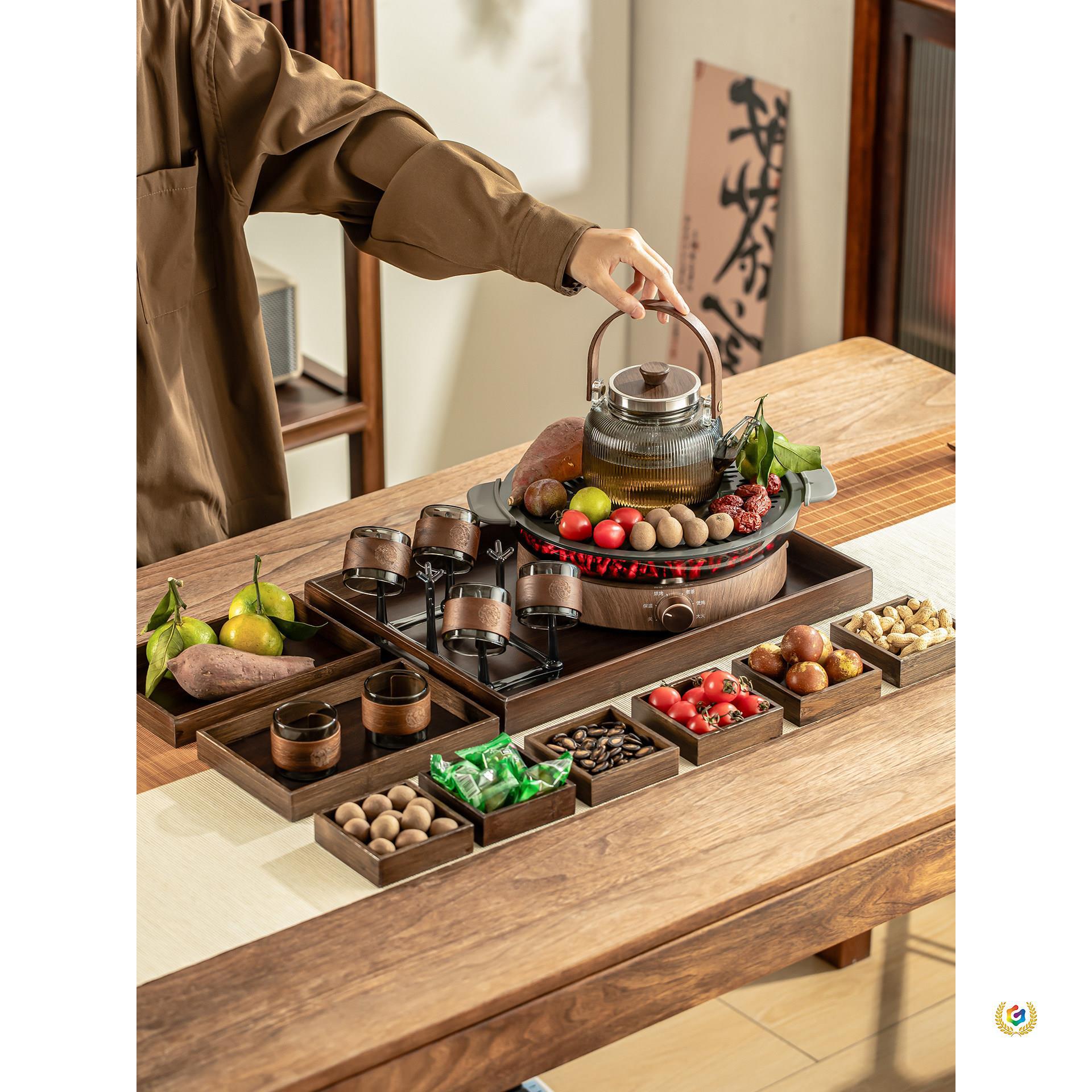 ✅ Tea brewing set for home use, indoor electric ceramic stove, tea maker, glass kettle, popular heating and fire-stimulating stove
