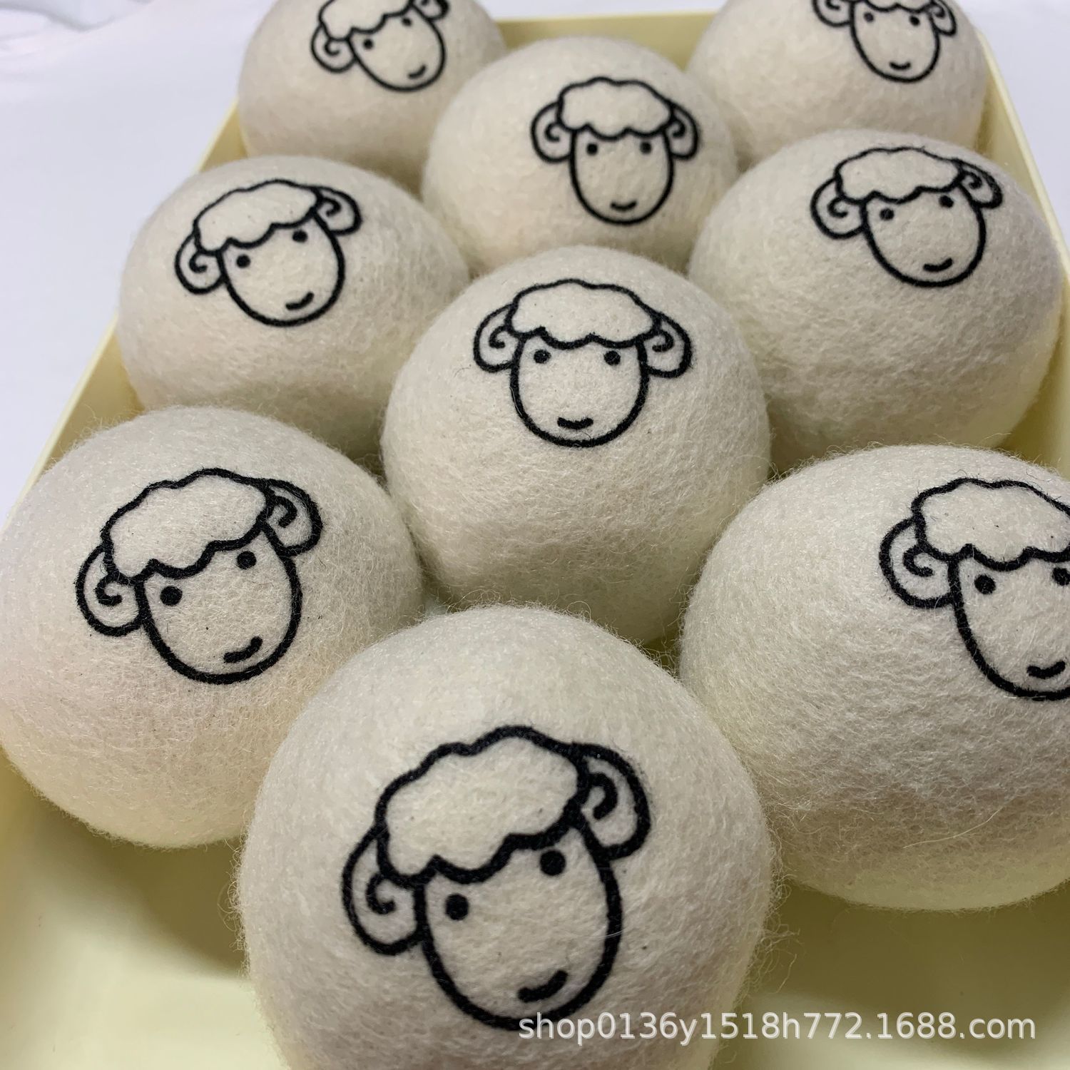 양모볼 5.5CM 9개