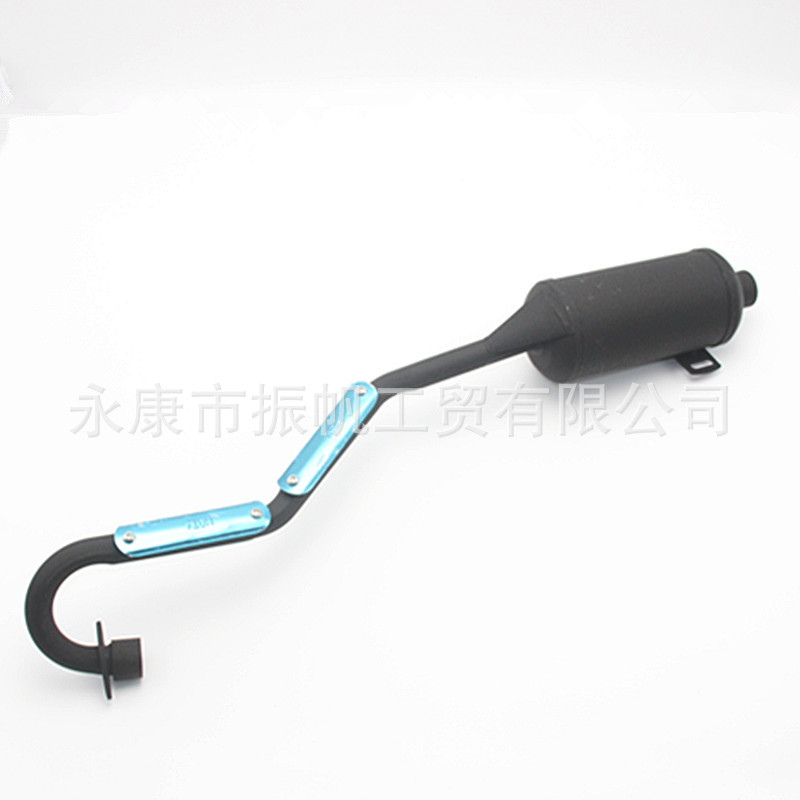 Tubo de escape de motocicleta de cuatro ruedas ATV150-250 gran toro coche de playa original tubo de escape silenciador de una sola fila de cilindro