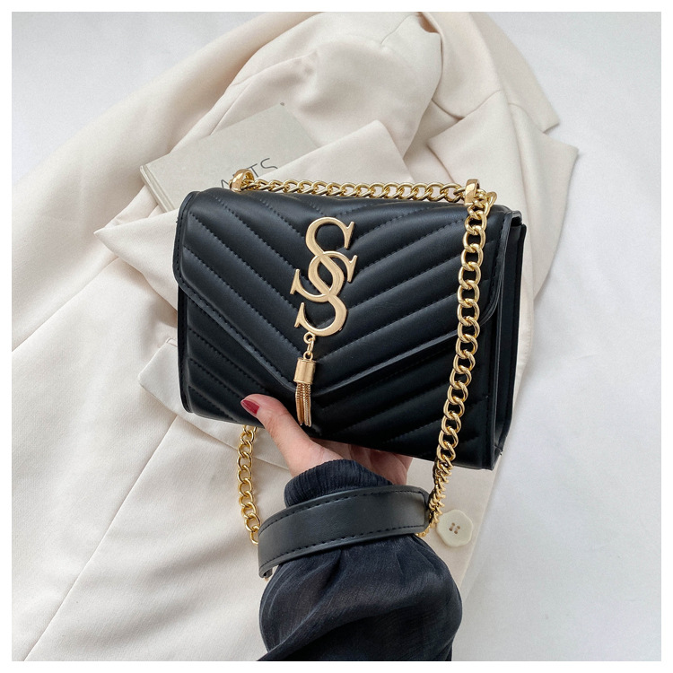 Damen Handtasche Im Western Stil Mit Kette Und Umhängefunktion_voghion.com