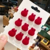 1 little rabbit [wine red]