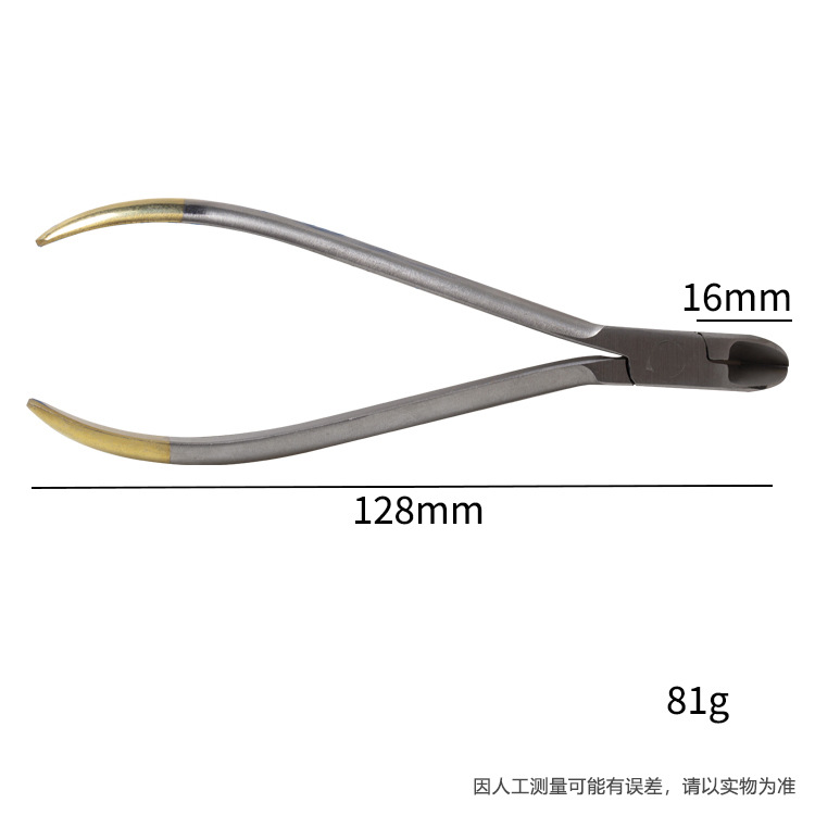 Alambre de ligadura de alambre de acero Alambre de corte de alambre de níquel-titanio Alicates de corte de extremo Alicates de equipo dental Alicates de corte de alambre fino