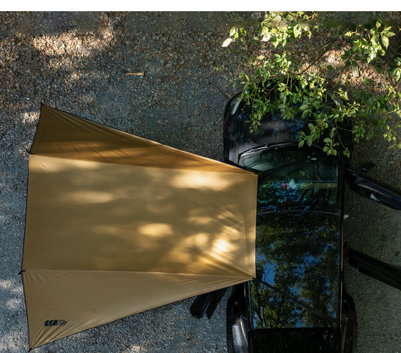 Explorer Roof Side Canopy Full Blackout Camping Canopy Tent Rear Tent Sunshade Universal for Camping Vehicles