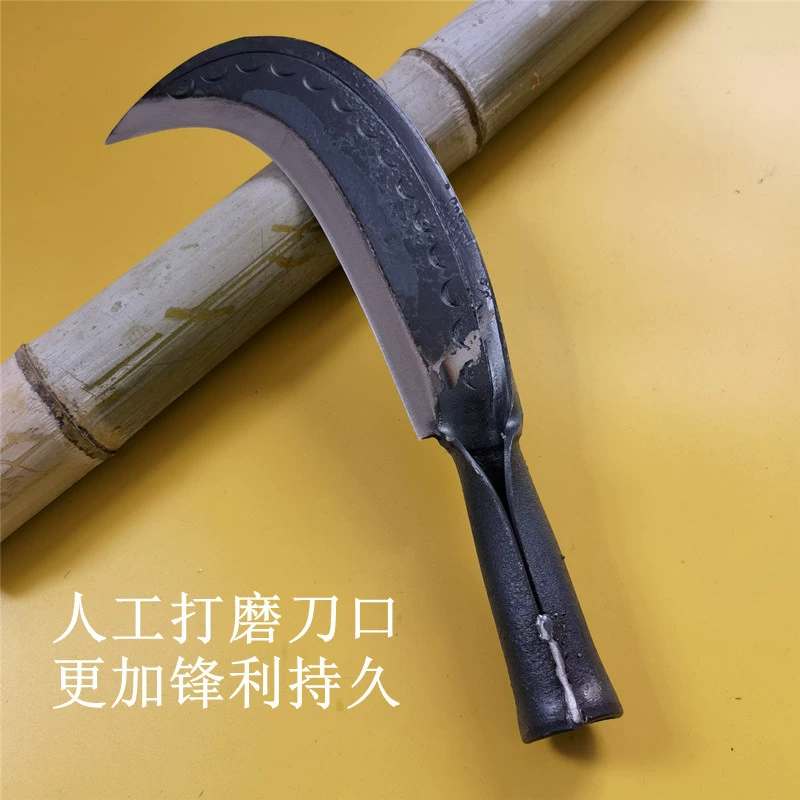 Yingdeli forging Miao Chai cutting firewood and cutting bamboo knife Agricultural cutting tools outdoor firewood knife open mountain sickle sickle