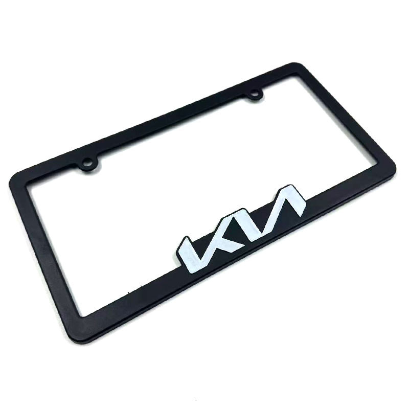 Inventario transfronterizo marco de matrícula general JDM auto logotipo de modificación ABS marco de matrícula de plástico tridimensional marco de matrícula