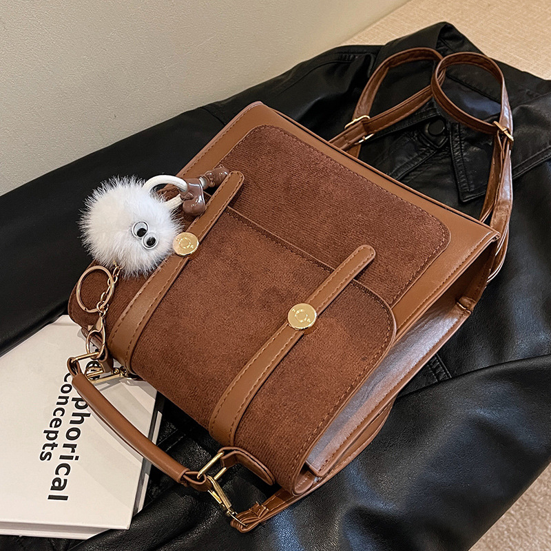 2024 Noua geantă de damă retro, rucsac avansat în stil universitar, multifuncțional, pentru studenți, geantă de călătorie portabilă_voghion.com