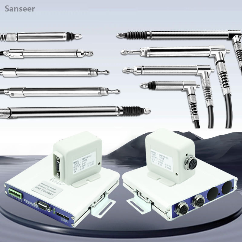 接触式位移传感器高精度LVDT检测汽车玻璃硬盘的平坦度螺丝高厚度