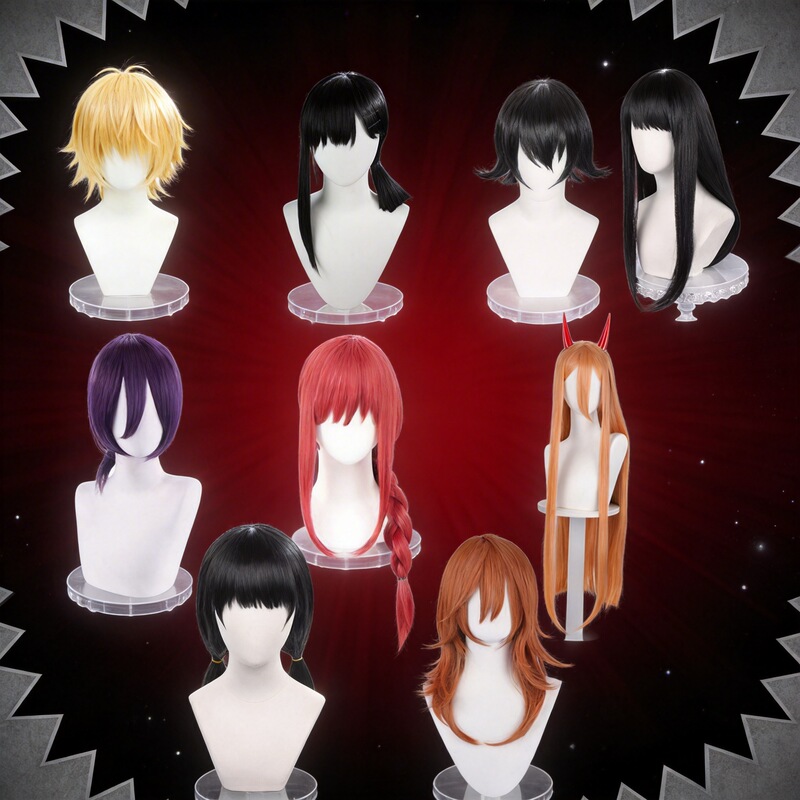 Chainsaw Man Series Cosplay Wig Collection, Maki Makinase Cosplay Wig Styling Wig