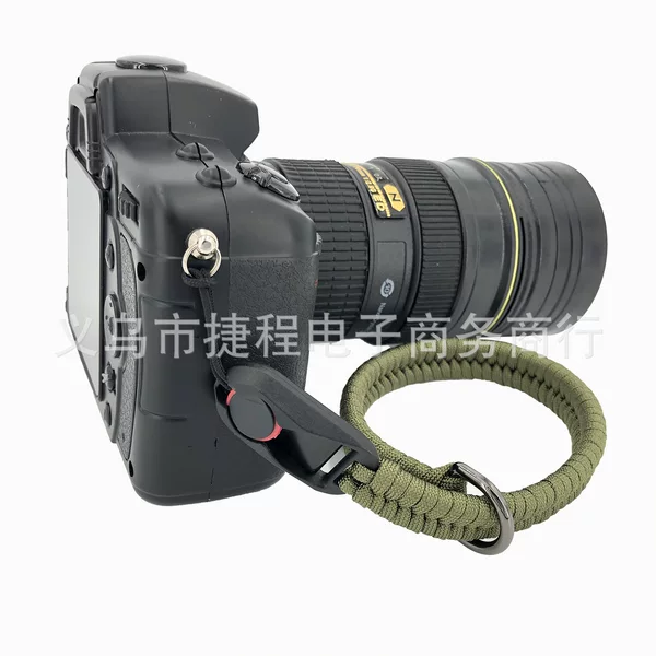 Amazon's Best-selling Paracord Quick-release Camera Wristband Hand-woven Outdoor Sports Anti-fall Camera Wrist Lanyard