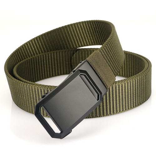  New Men's Nylon Casual Automatic Buckle Men's Belt Inner Belt Strong and Durable Smooth Belt Wholesale