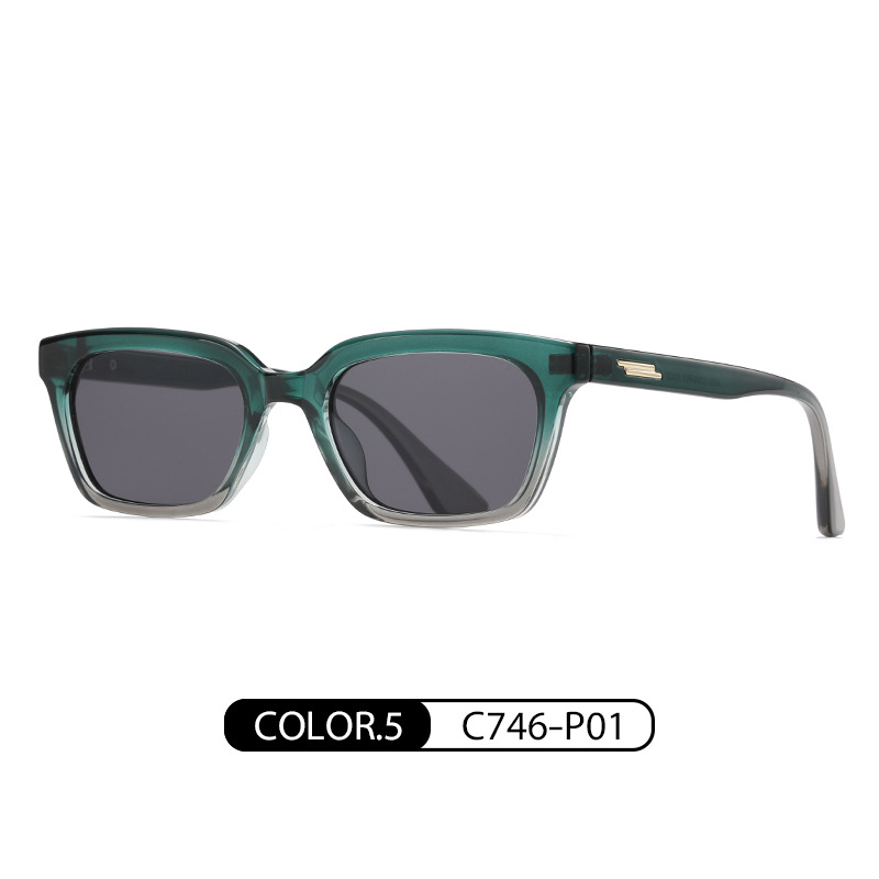 C746-P01 de hoja gris verde progresivo brillante