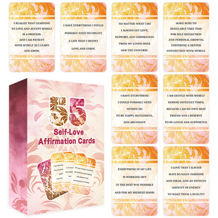 Cross-Border New Product 55 Self-Love Affirmation Cards Self-Affirmation Motivational Cards in Stock