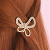 Cen Mi new Korean rhinestone hair clip female alloy butterfly rabbit ears pentagram side frog folder folder manufacturer wholesale
