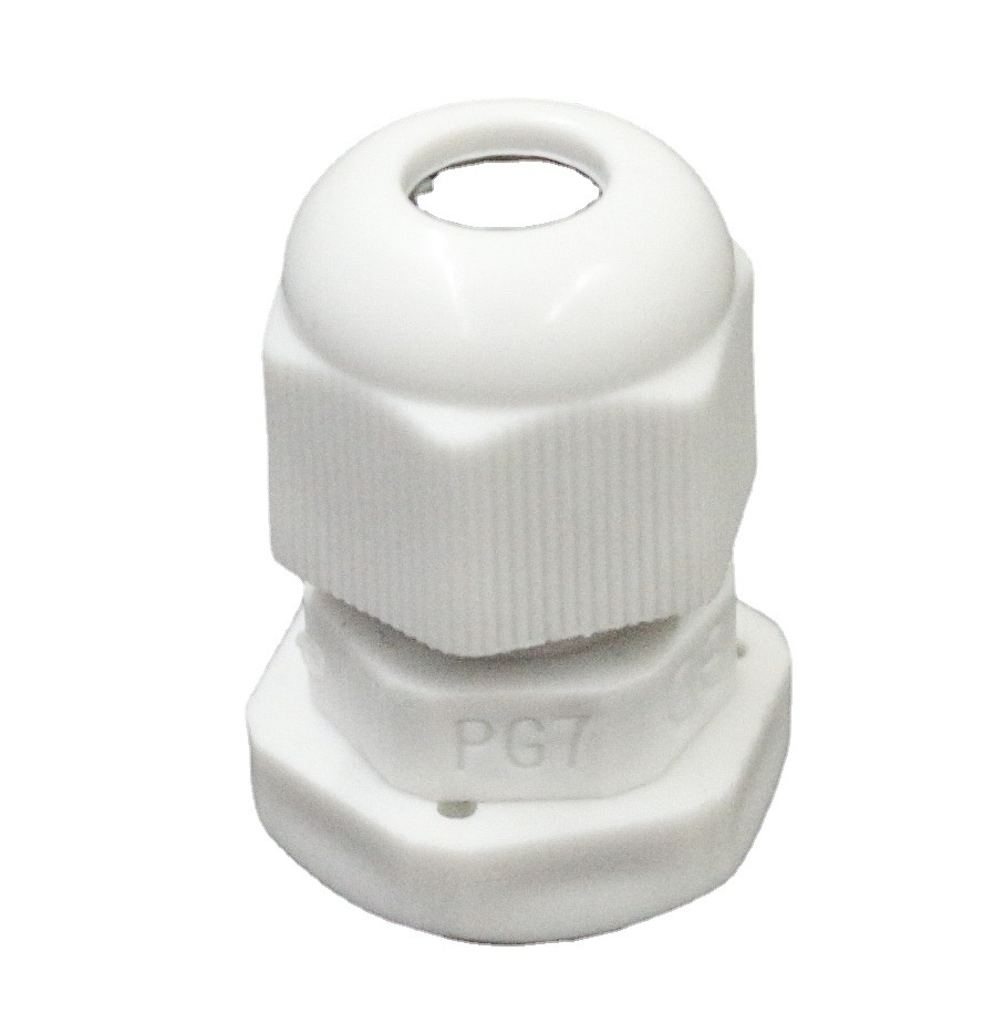 Daya PG7 nylon cable wire waterproof connecting waterproof Gram head PG7 plastic external thread cable head wire
