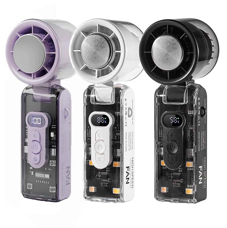 FC8 Portable Handheld Mini Fan USB Desktop Outdoor Charging Semiconductor Cooling Home Appliances With Long Battery Life_voghion.com