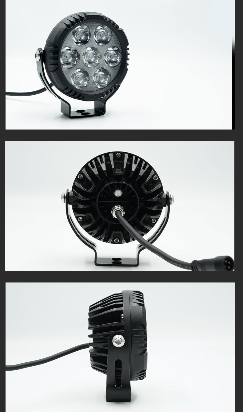 Electric Motorcycle Spotlight Super Bright LED Headlight Car Off-road Light