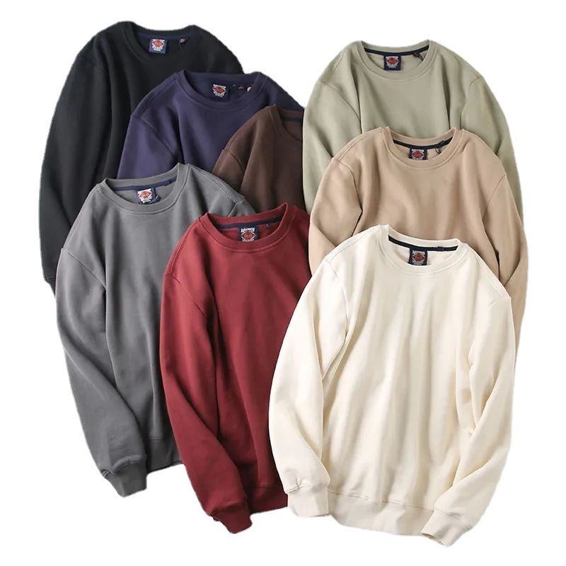 Retro velvet solid color sweatshirt for leisure