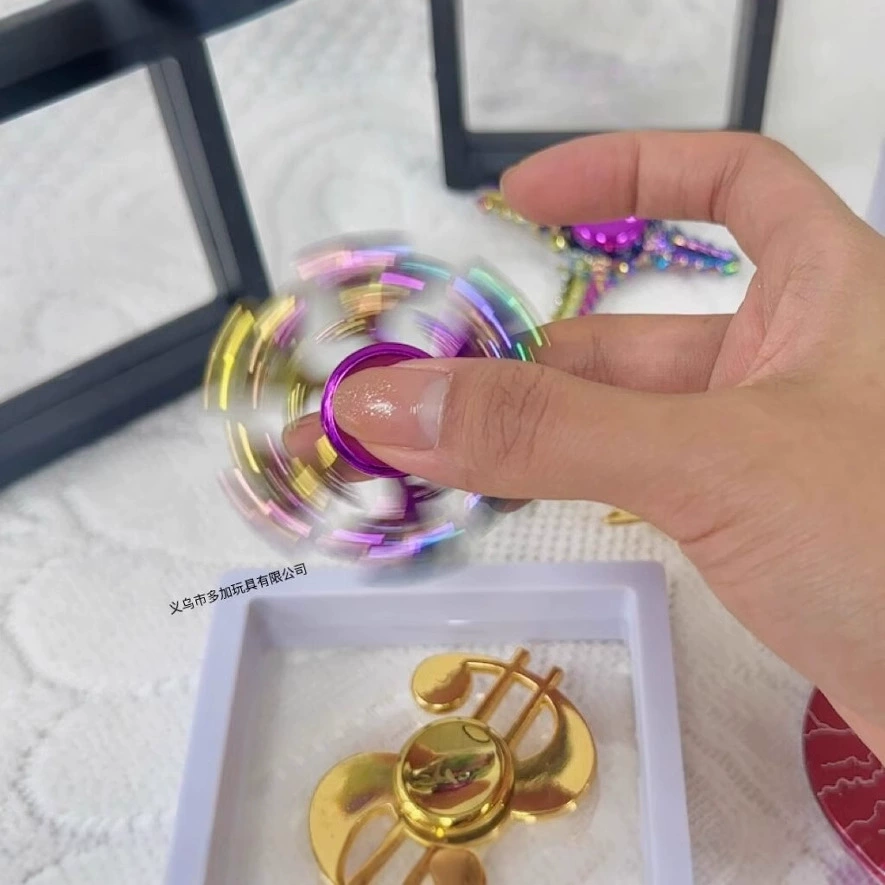 Новый штучный сплав кончик пальца гироскоп декомпрессионный маленький игрушечный гироскоп Оптом Игрушки для киоска