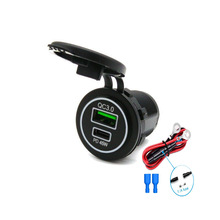 USB���QC3.0��Type-C���ӿ�45W��������װ���س��� ����Ħ��