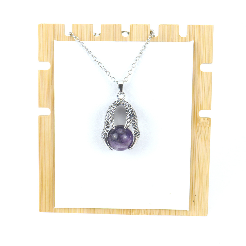 Simple Style Geometric Crystal Handmade Pendant Necklace 1 Piece