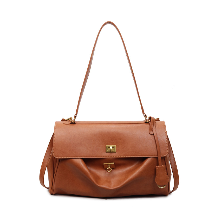 Bolso, bolso de hombro de alta calidad, bolso de hombro de gran capacidad, bolso de transporte de trabajo casual.