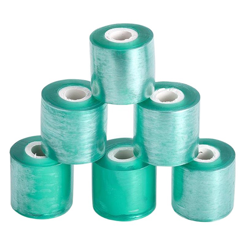 Película de bobinado de PVC fabricante de película de plástico de injerto transparente Película de bobinado autoadhesiva Película estirable de embalaje de alambre de 5cm