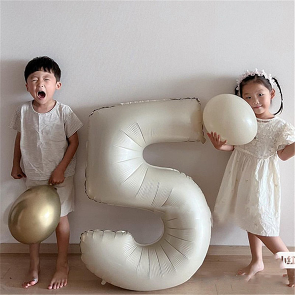 Brand creamy digital solid color children's atmospheric balloon