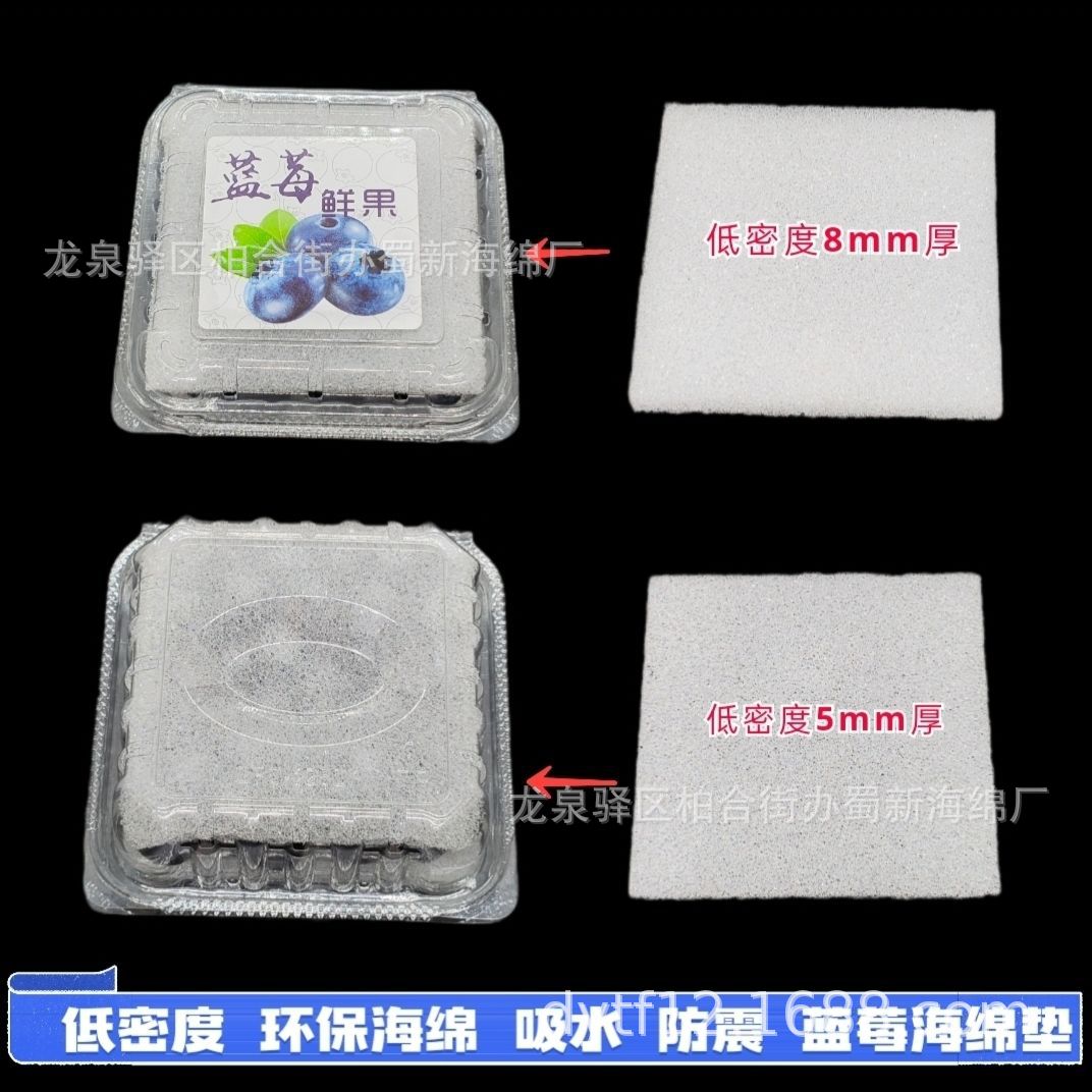 蓝莓海绵包装/蓝莓泡沫包装/蓝莓海绵片材包装/蓝莓泡沫片材包装