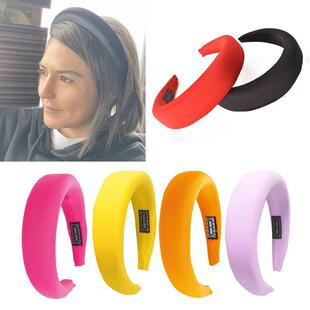 Cross-Border New Milk Silk Face Wash Headband Velvet Sponge Headband Thickened Velvet Black Headband Women's Headband