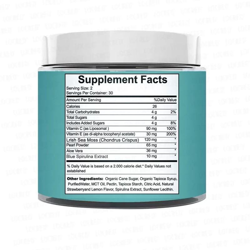 现货亚马逊tk跨境爆款源头工厂Seamossglowgummies海苔光泽软糖|undefined