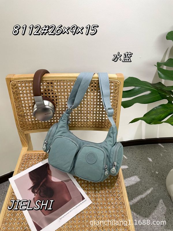 2025捷朗仕新款小众设计款尼龙布包 时尚百搭工装风单肩斜斜挎包|undefined
