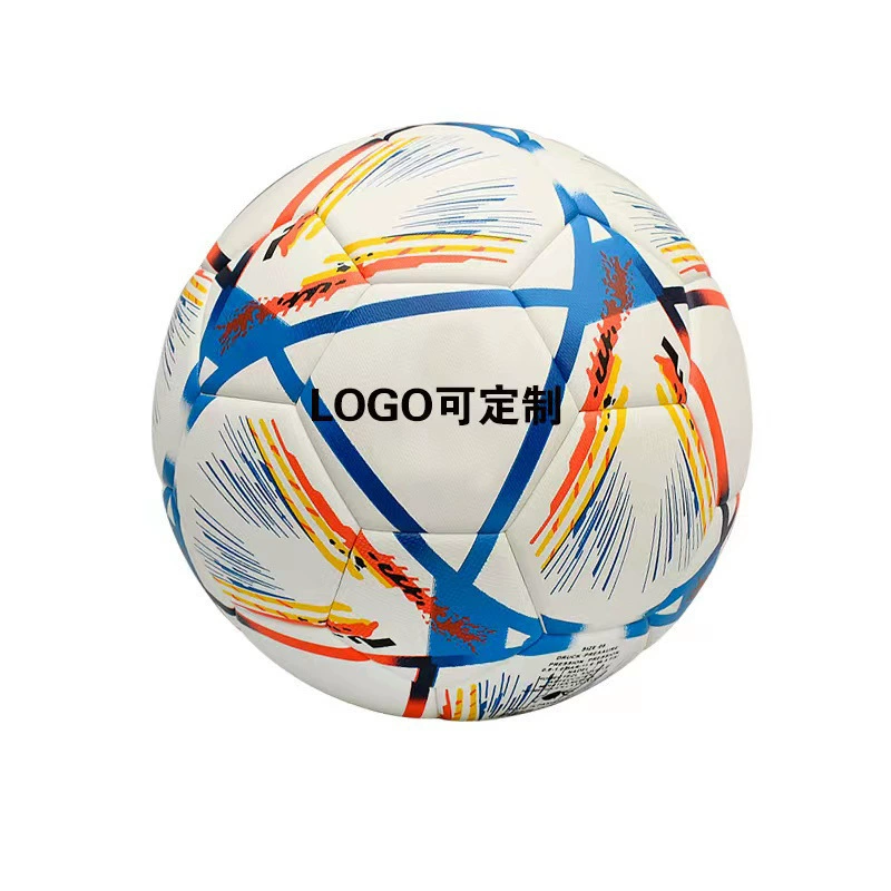 Футбольный мяч №5 из кожи для взрослых и молодежи, сшитый на машинке, из ПУ, для Лиги чемпионов и Чемпионата мира, кастомизация, фабрика для трансграничных поставок.