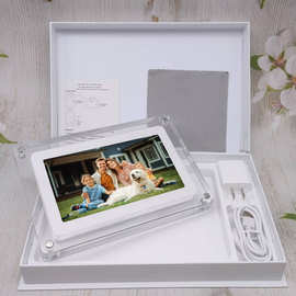 工厂直销7寸亚克力数码相框图片视频电子相册桌面摆放节日礼物
