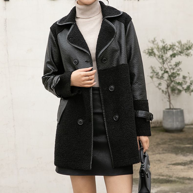 Stylish mid-length coat