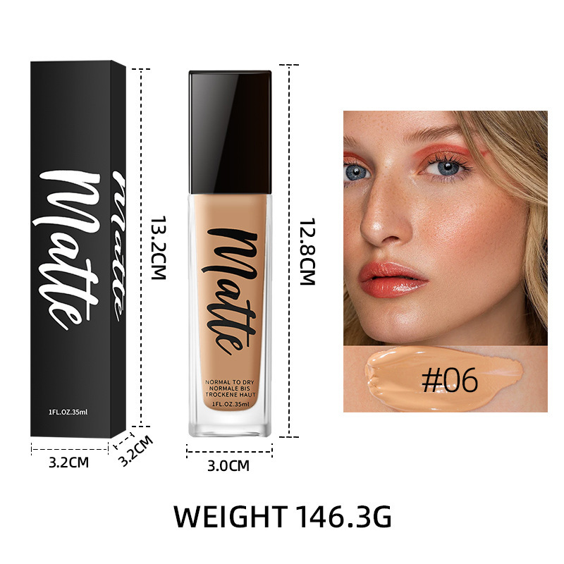 Base de Maquillaje Líquida Hidratante y de Larga Duración para Rostro