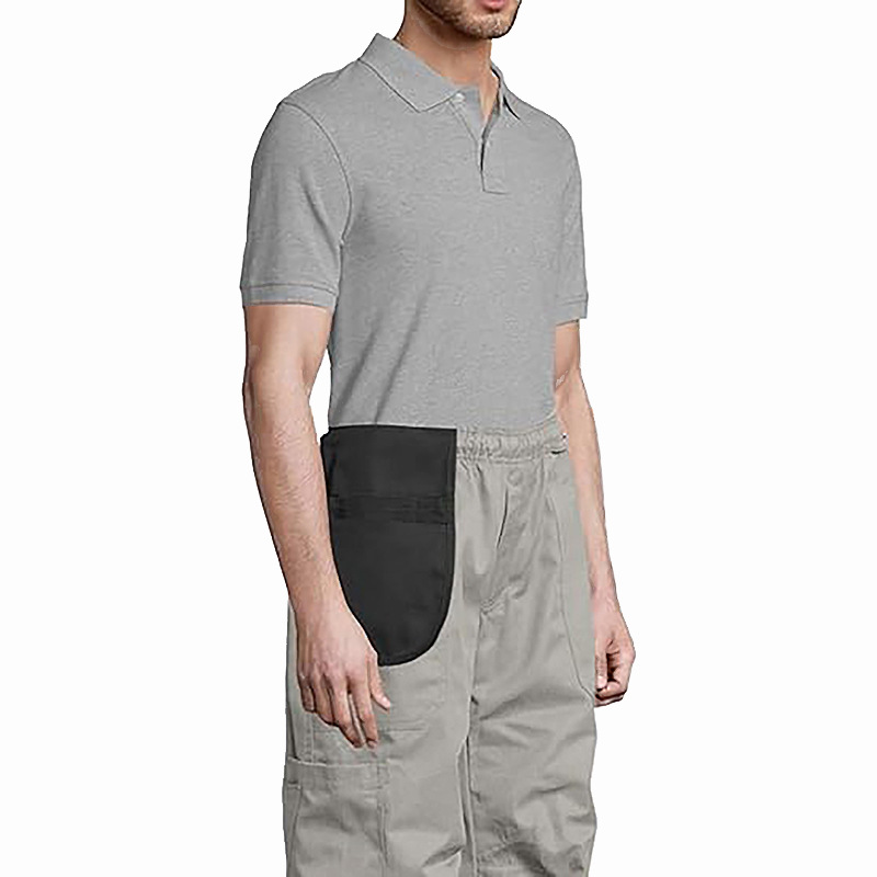 Transfronterizo Amazon poliéster algodón delantal colgar cinturón herramientas bolsas de cintura ropa de hombre dos bolsillos fábrica al por mayor